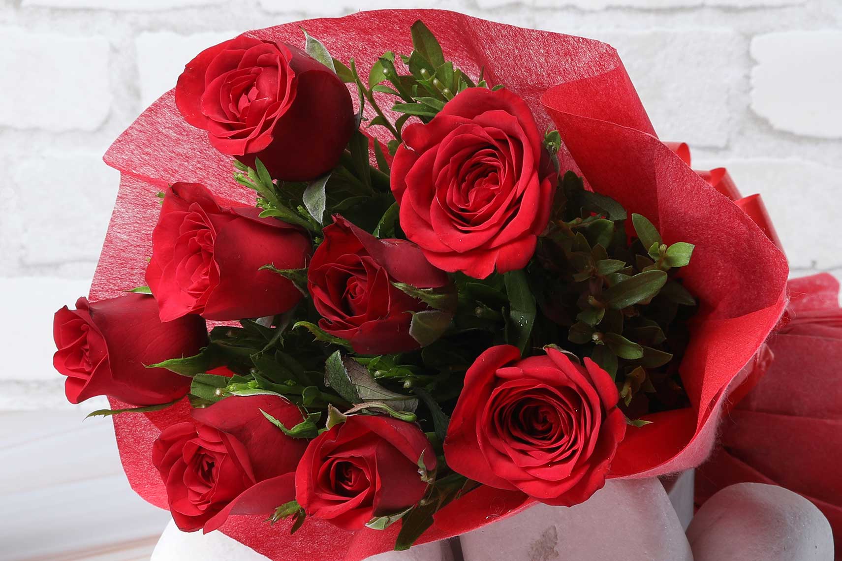 Beautiful Red Rose Bouquet Delivery