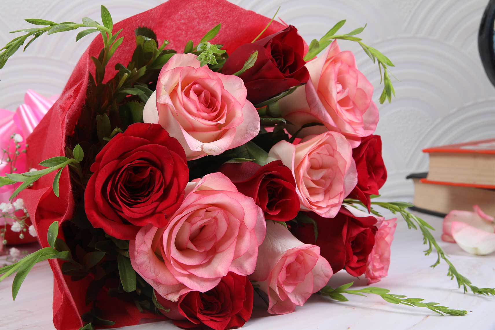 Rose Flowers Bouquet Delivery in India | Unreal Gift