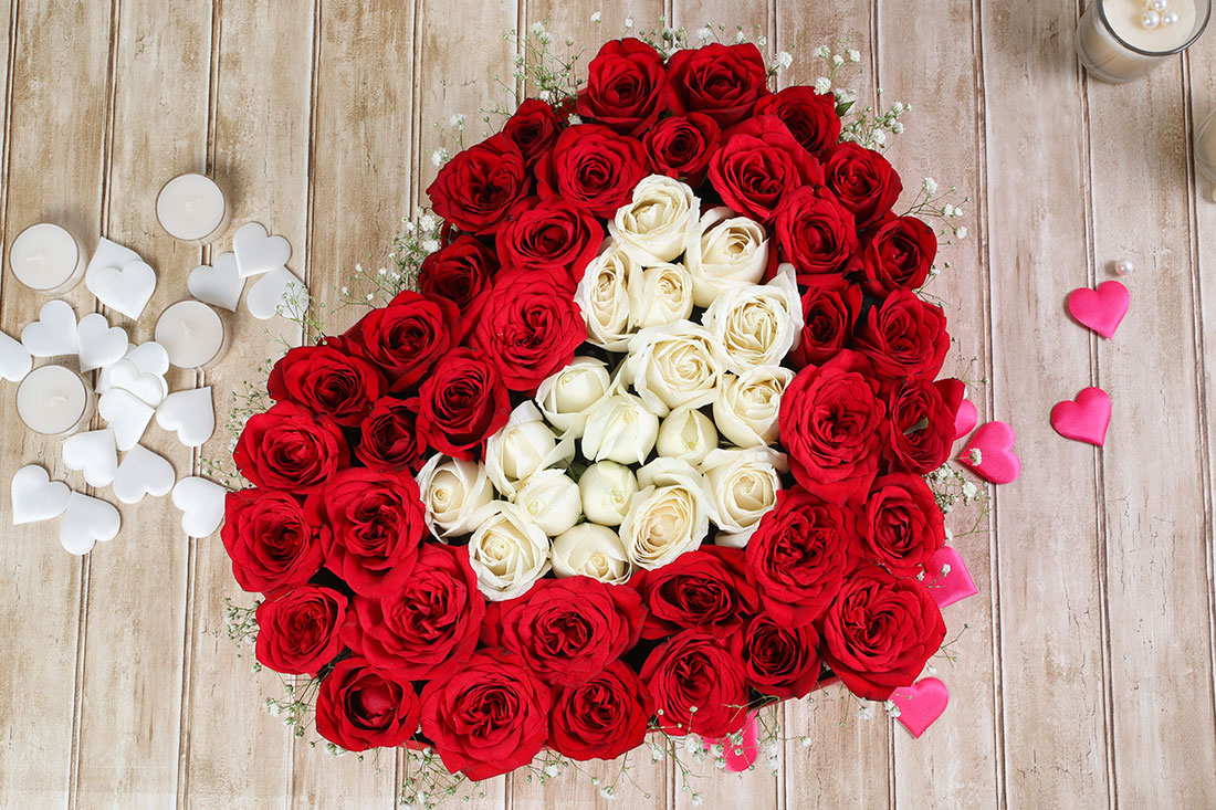 Heart warming rose collection Send Now