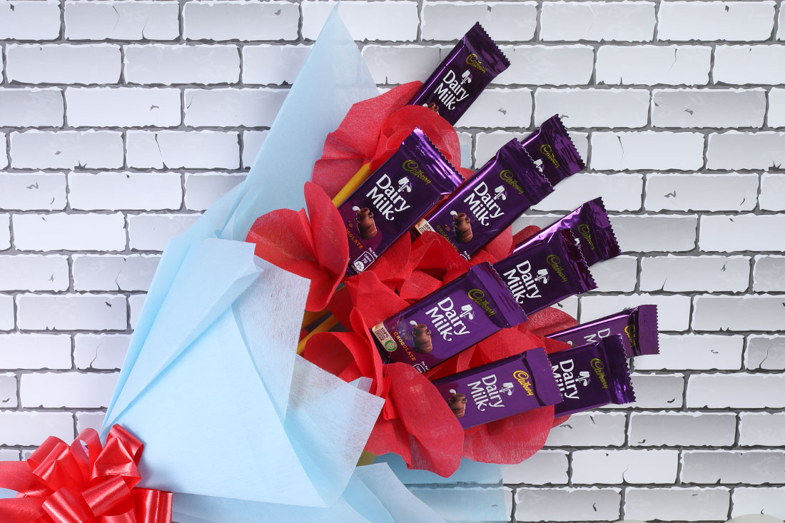 Buy Dairy milk bouquet Online