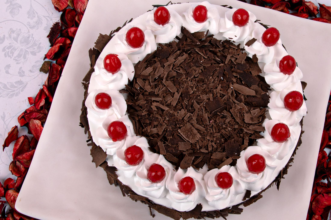 Black Forest With Cherry Top