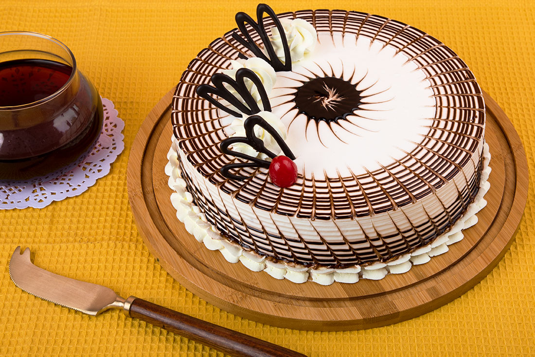 Round Butterscotch Cake Buy Online
