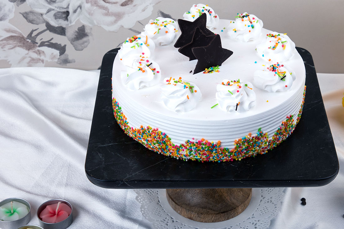 Send Vanilla Cake for Birthday, Anniversary