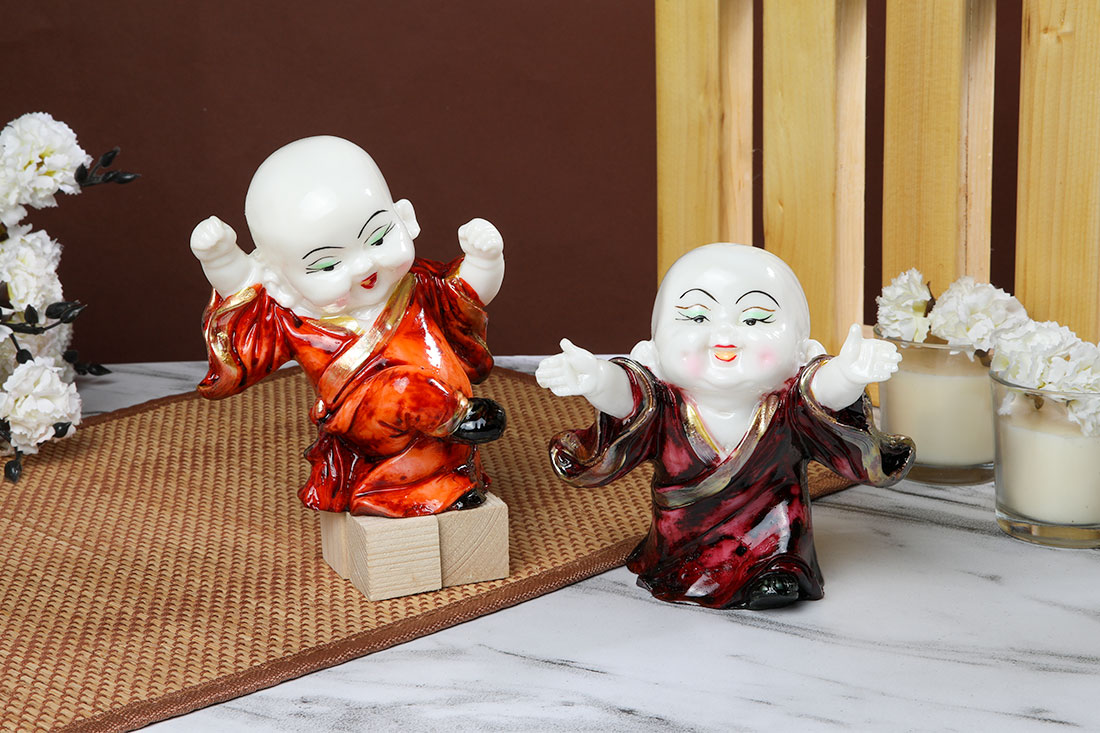 Decorative white baby monks Online