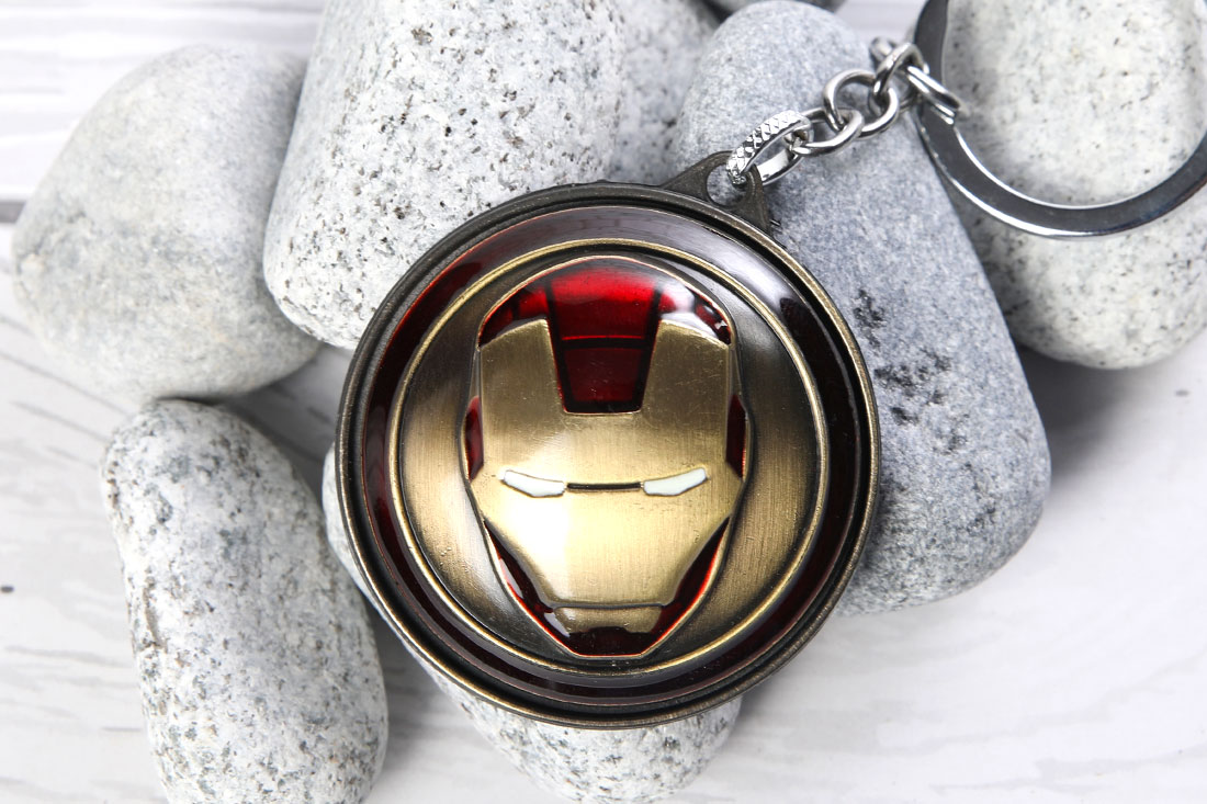 Metallic Ironman Keychain