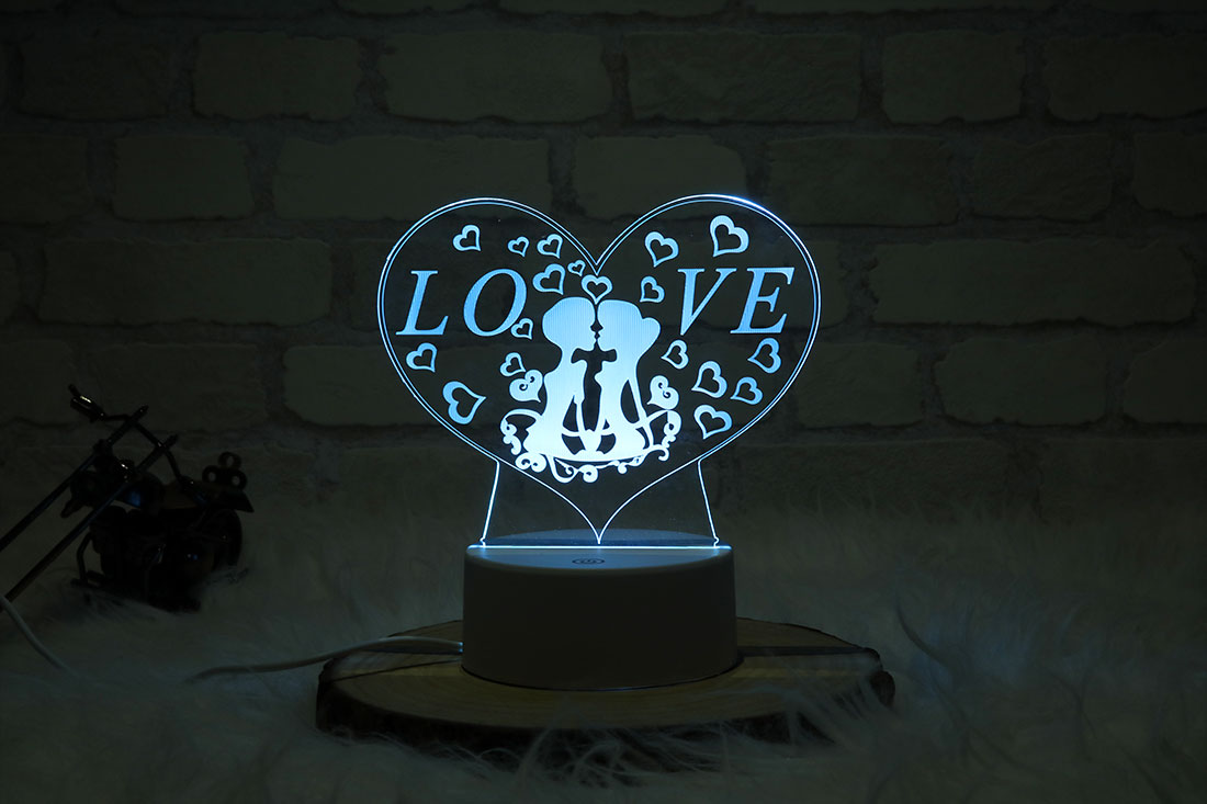 Send Girlfriend-Boyfriend Love Lamp