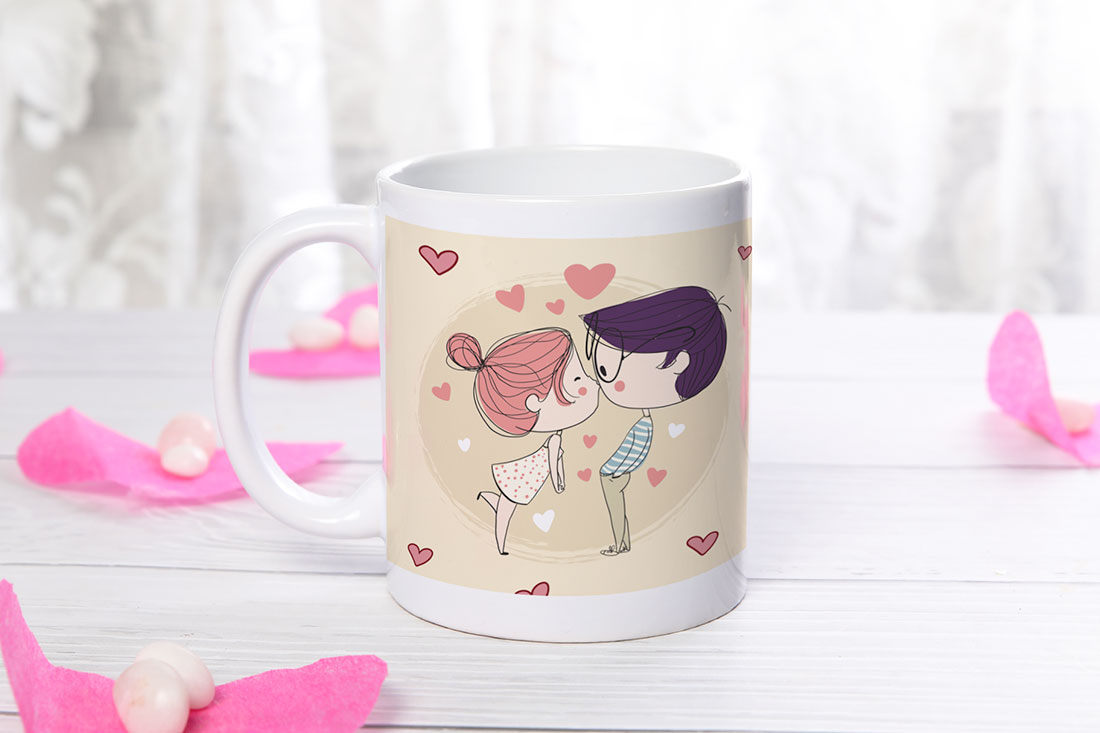 Couple coffee picturisque mug Send Now