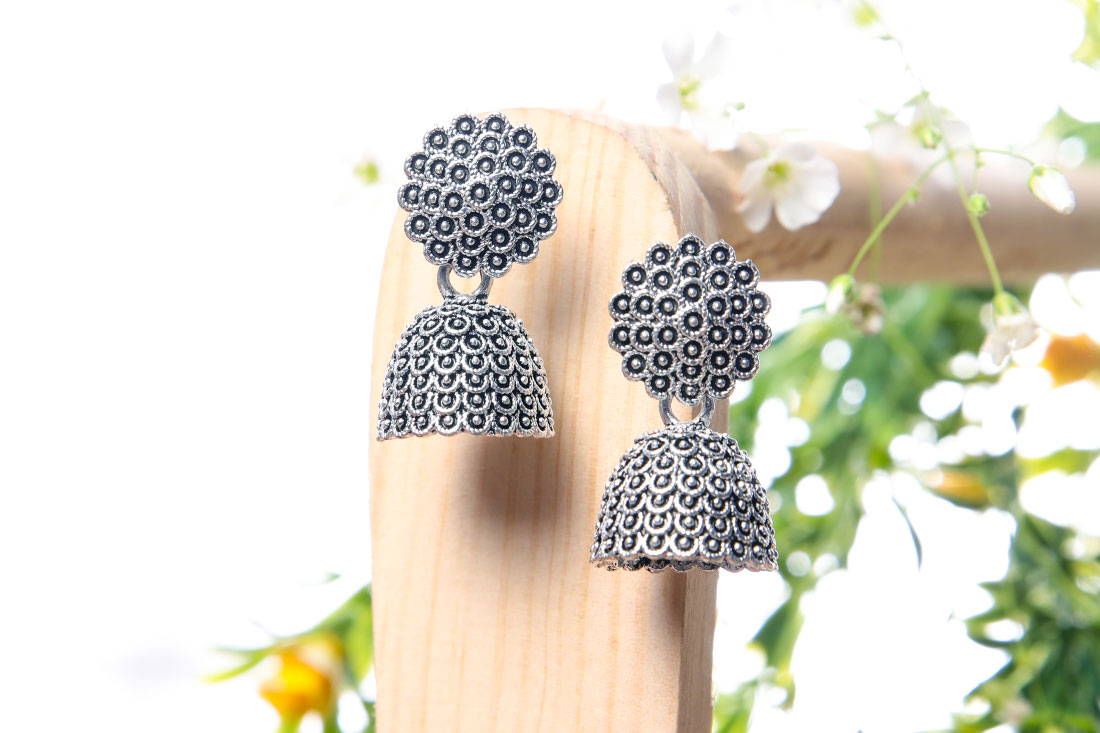 Gorgeous Oxidised Jhumkas