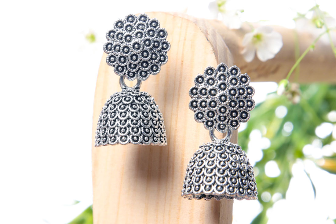 Gorgeous Oxidised Jhumkas