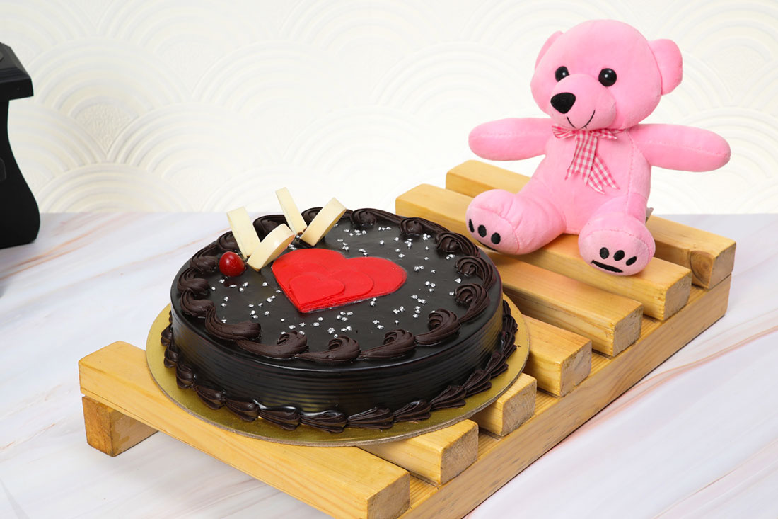 Buy Choco Cake Teddy Combo Online