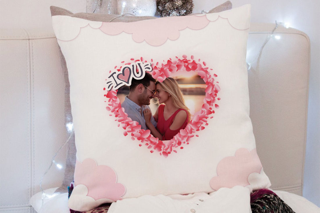 Send Personalized I Love You Cushion