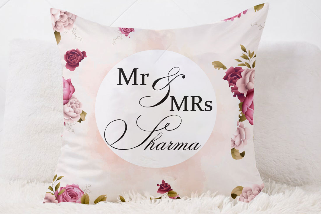 Personalized Surname Cushion Send Now