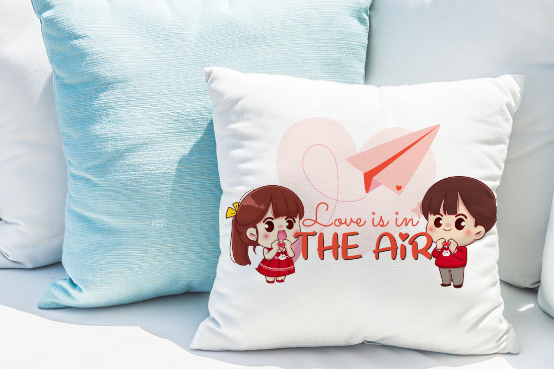 Love is in the Air Cushion Send Now