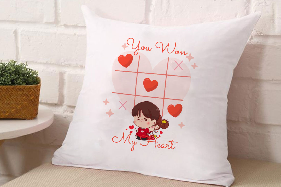 You Won My Heart Cushion Order Now