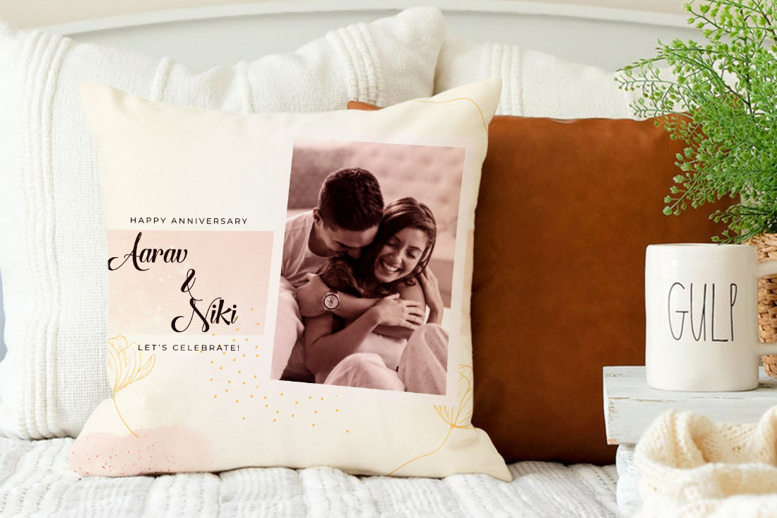 Personalized Touch of Love Cushion Send Now