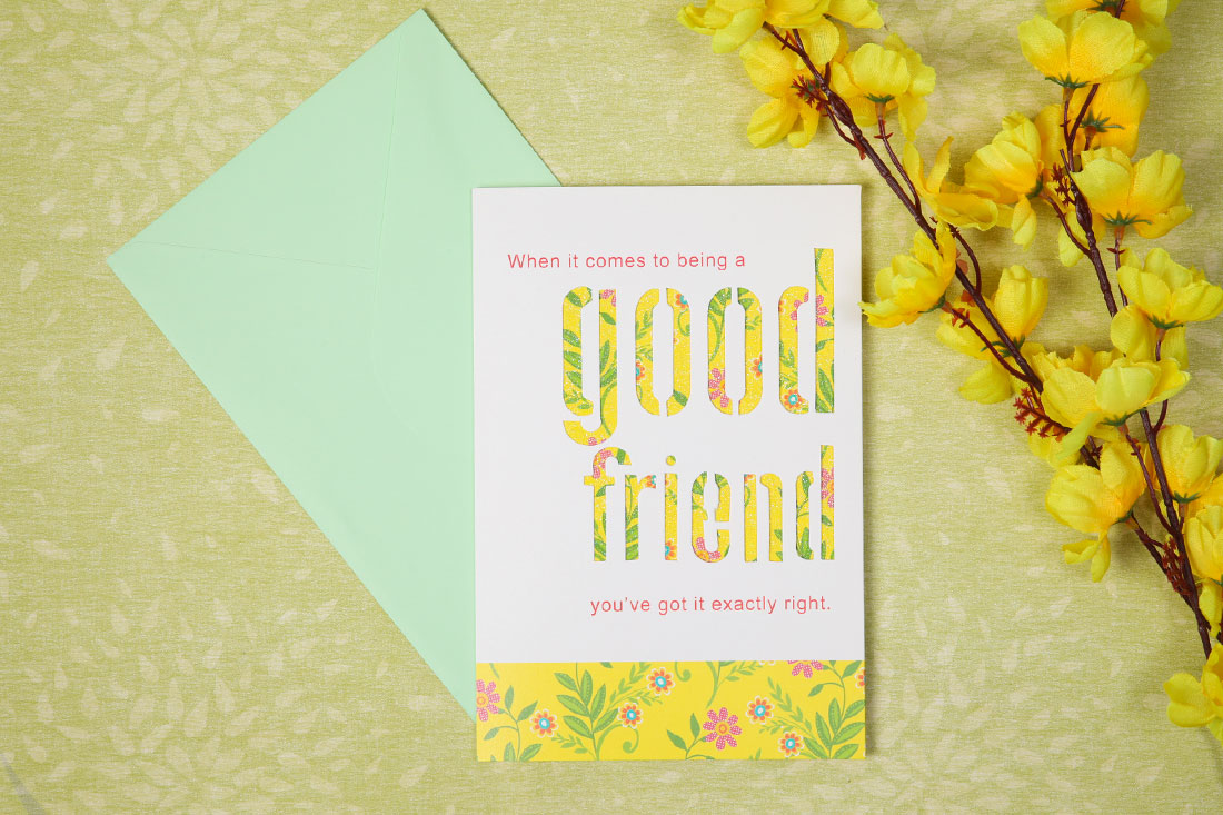 Send Good Friend Greeting Card