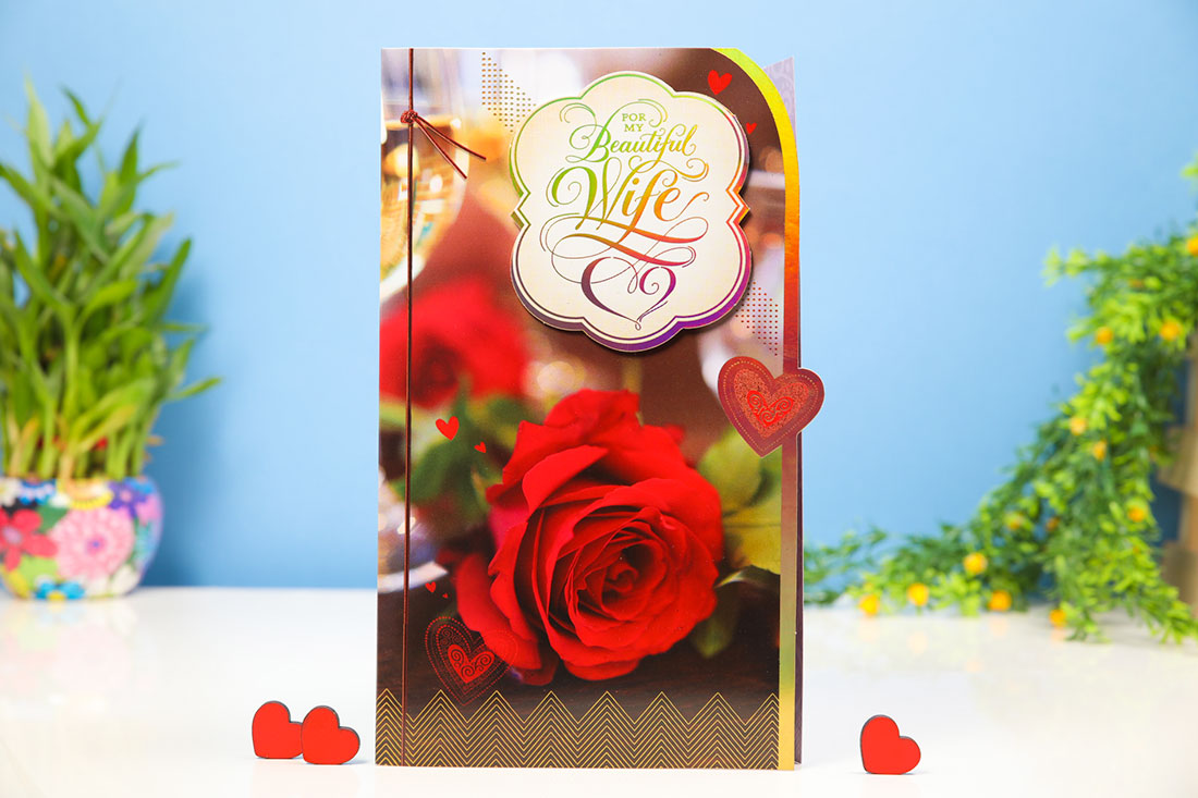 Beautiful Wife Greeting Card Online