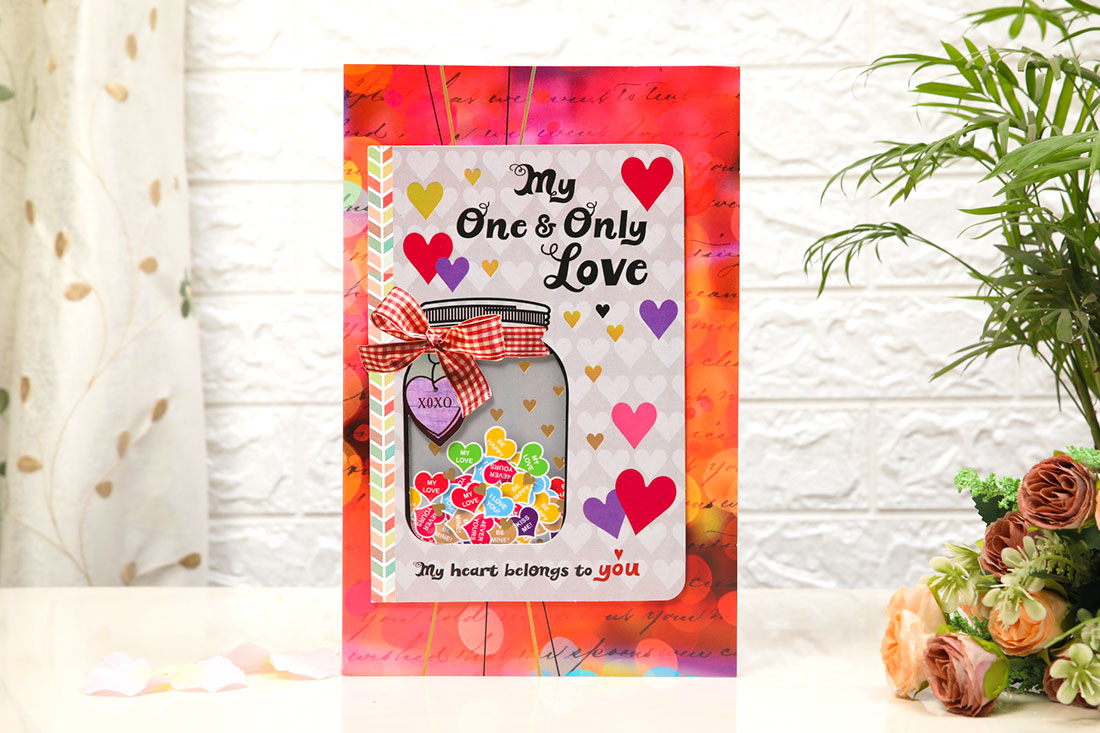 Send Love Candy Greeting Card