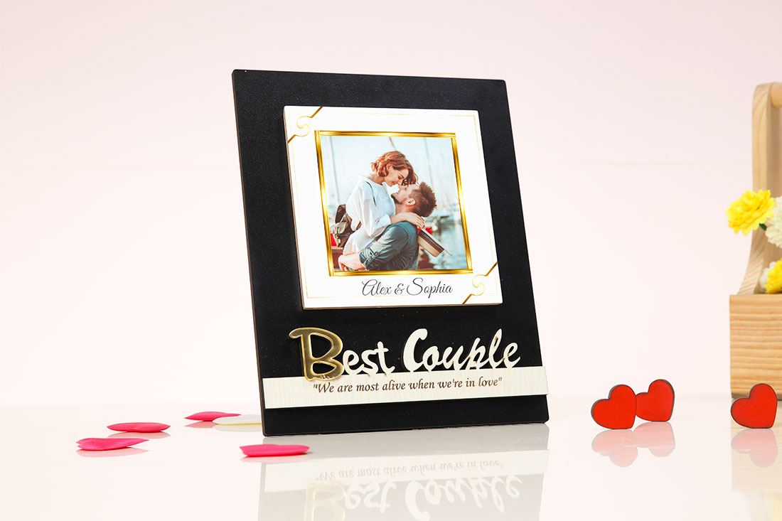 Send Personalized Best Couple Frame Online
