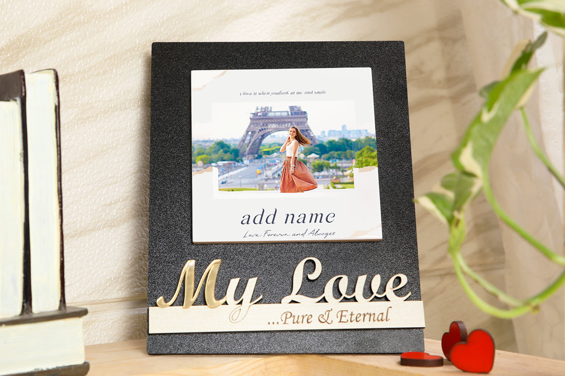 Personalized My Love Tile Frame Buy Online