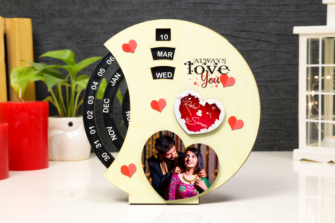 Personalized Always Love You Calendar Delivery