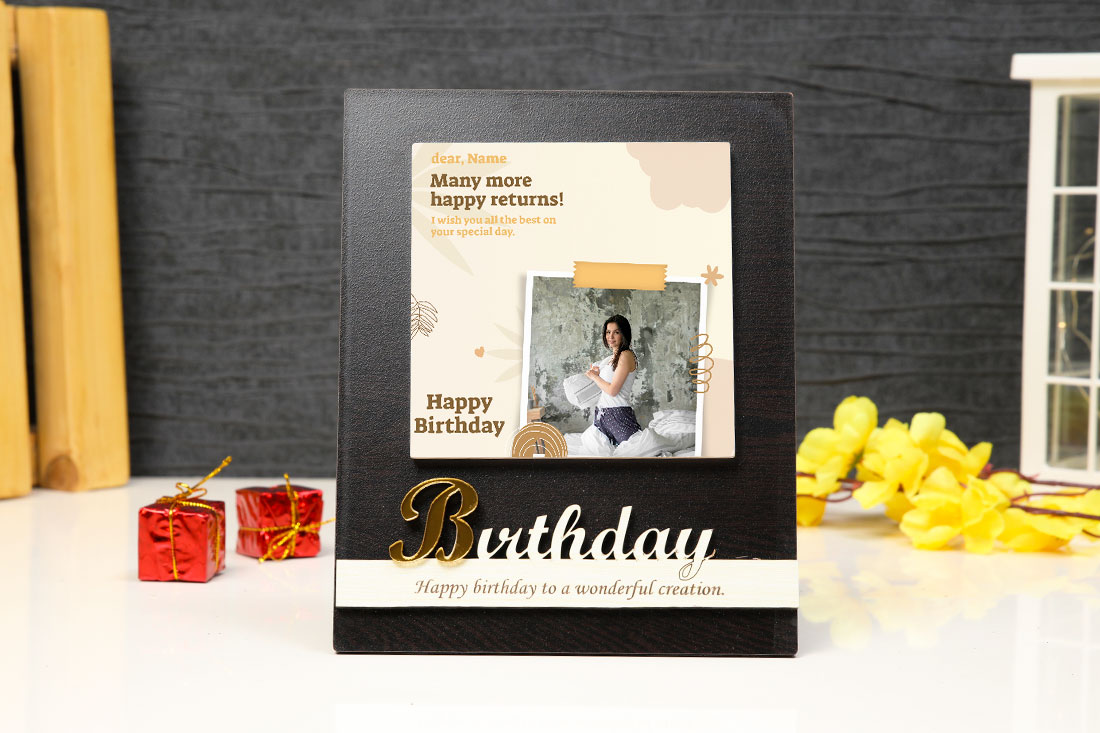 Send Personalized Frame For Birthday