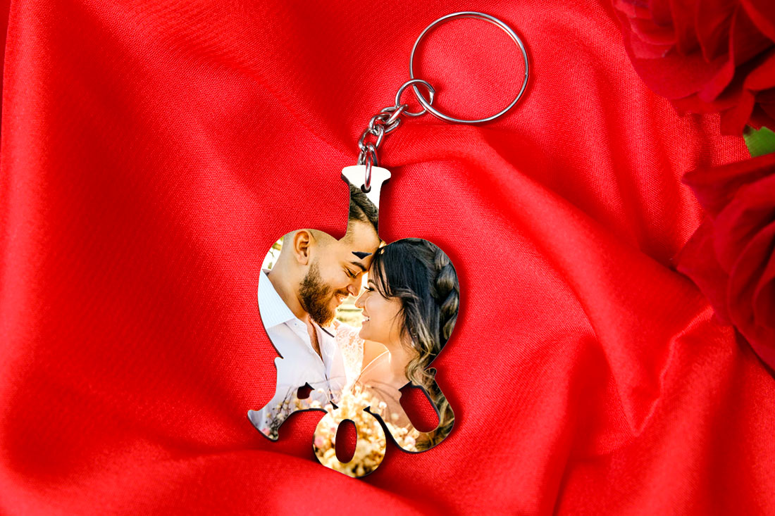 Buy Personalized I Love You Key Ring