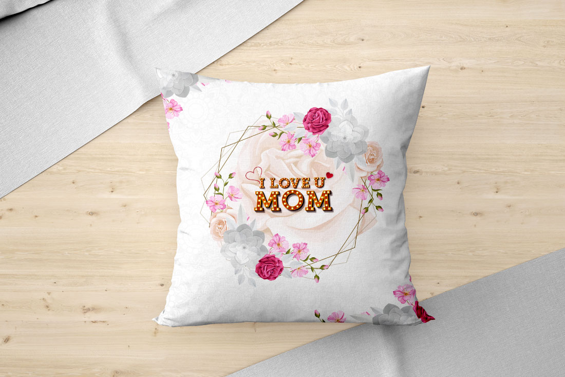 Buy I Love U Mom Cushion