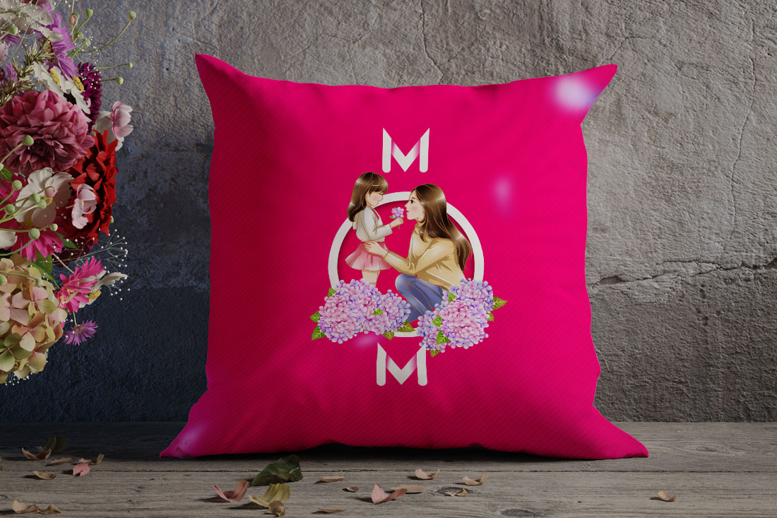 Send Pink Cushion for Mom