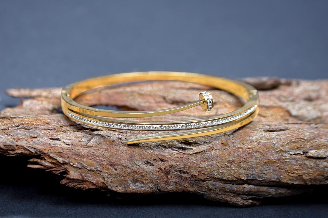 Gold Plated AD Bracelet