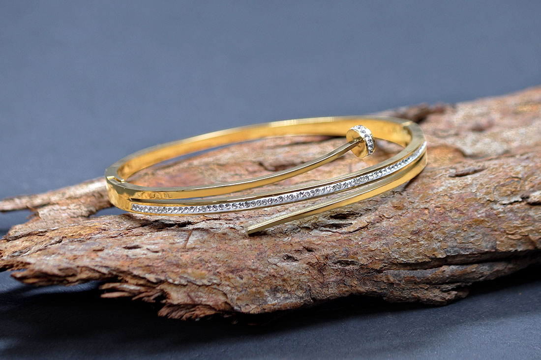 Gold Plated AD Bracelet