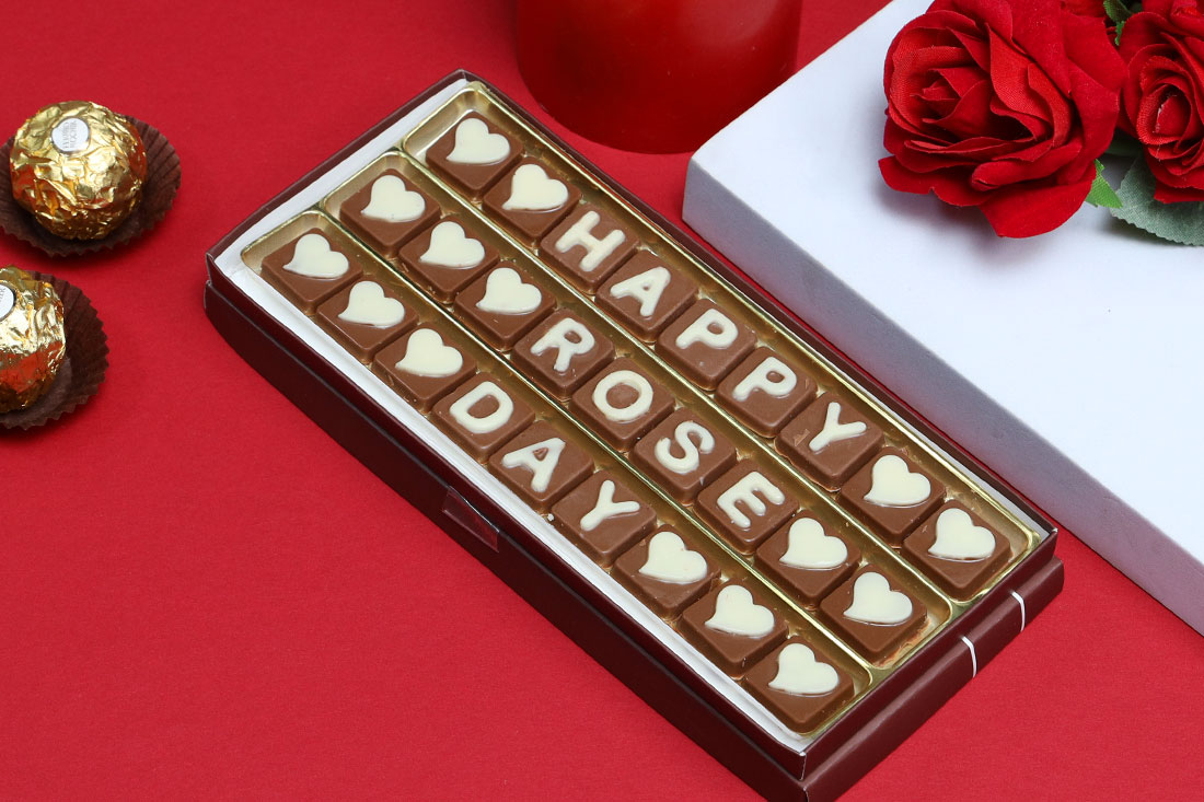 Happy Rose Day Chocolate Box