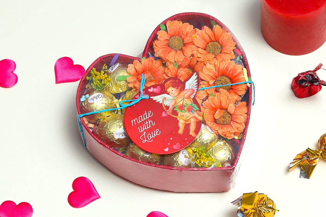 Heart Chocolate Gift Box