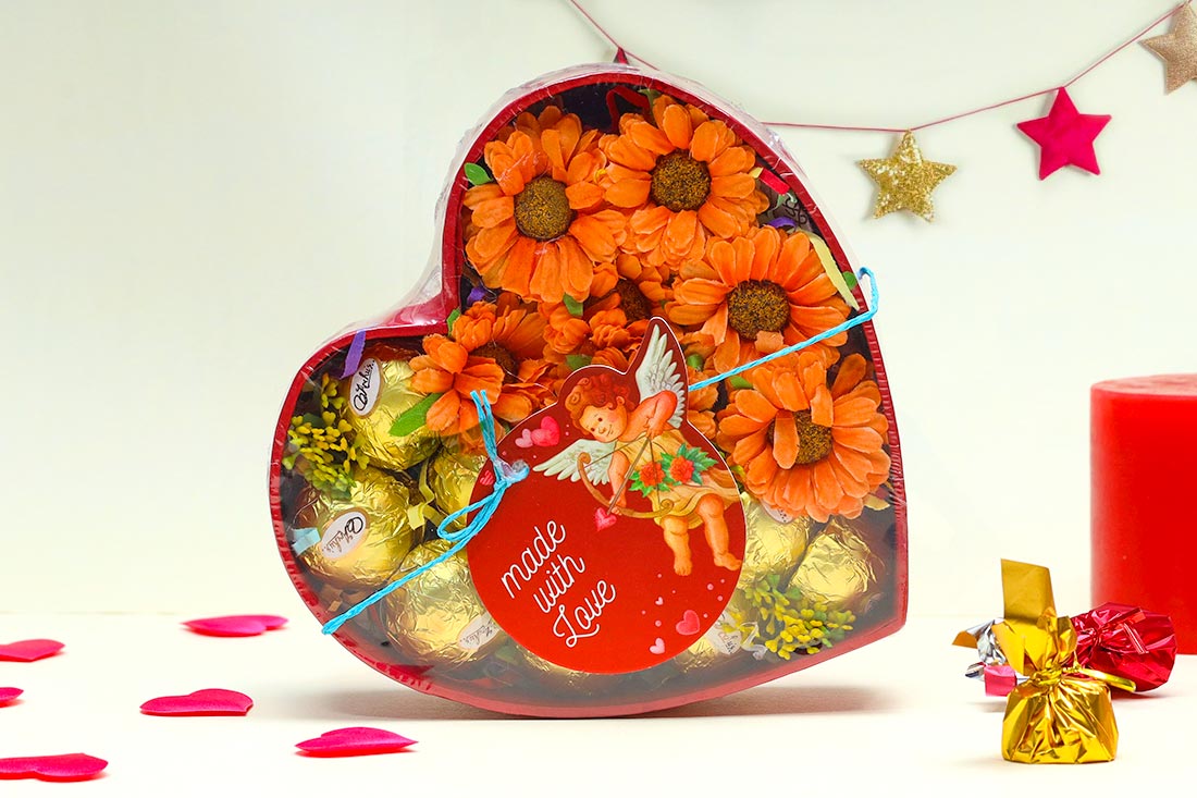 Order Heart Chocolate Gift Box