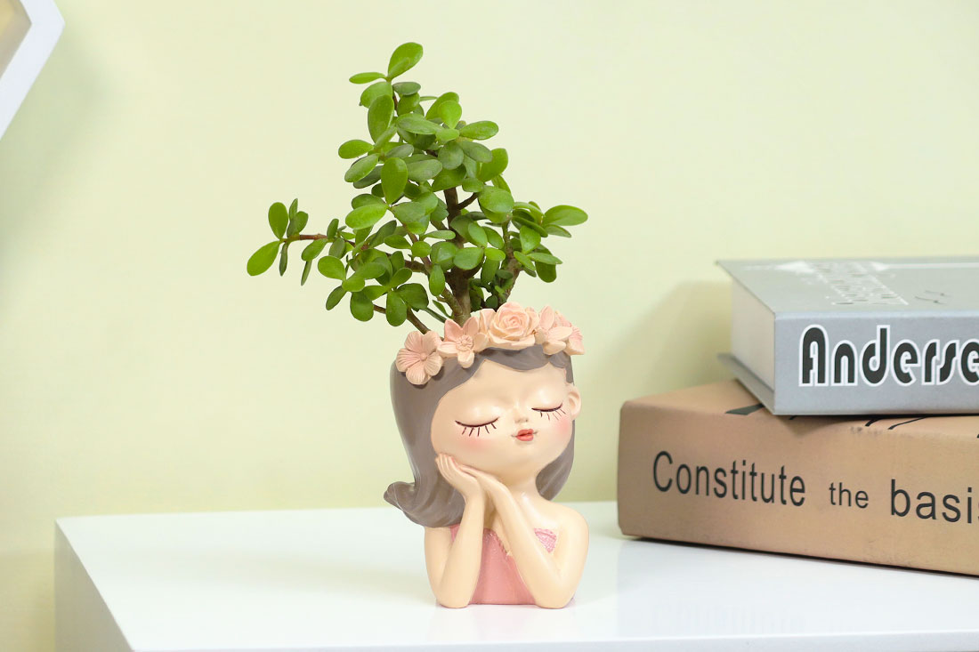 Jade In Fairy Girl Pot