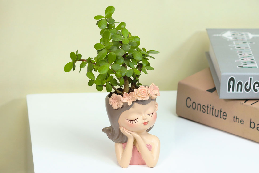 Jade In Fairy Girl Pot