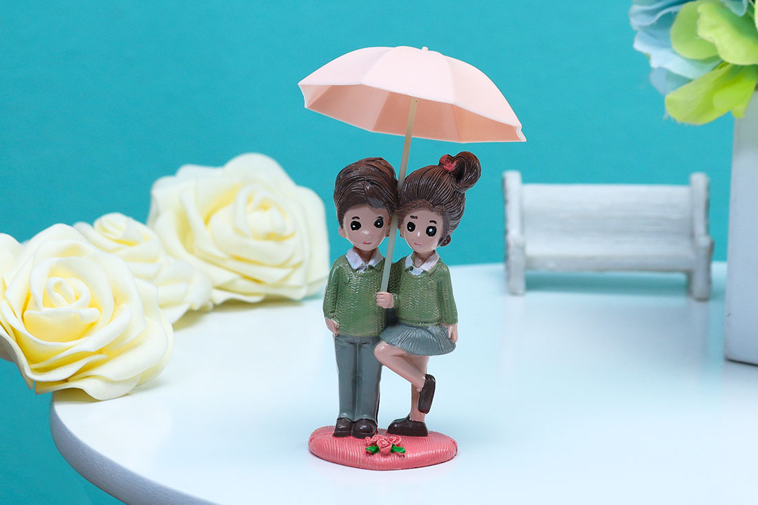 Rain of Love Duo Under Umbrella