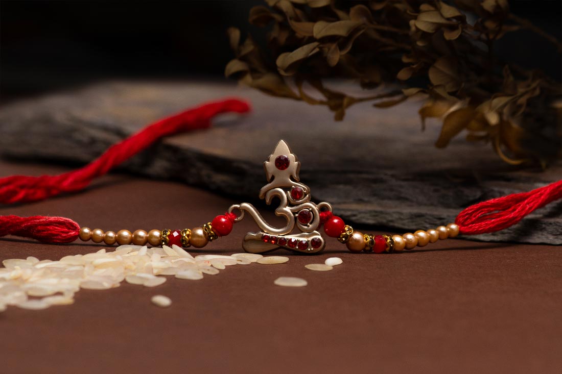 Buy Anveya om rakhi Online
