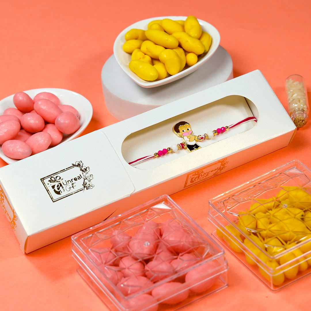 Buy Bal Hanuman Rakhi With Dragees Online