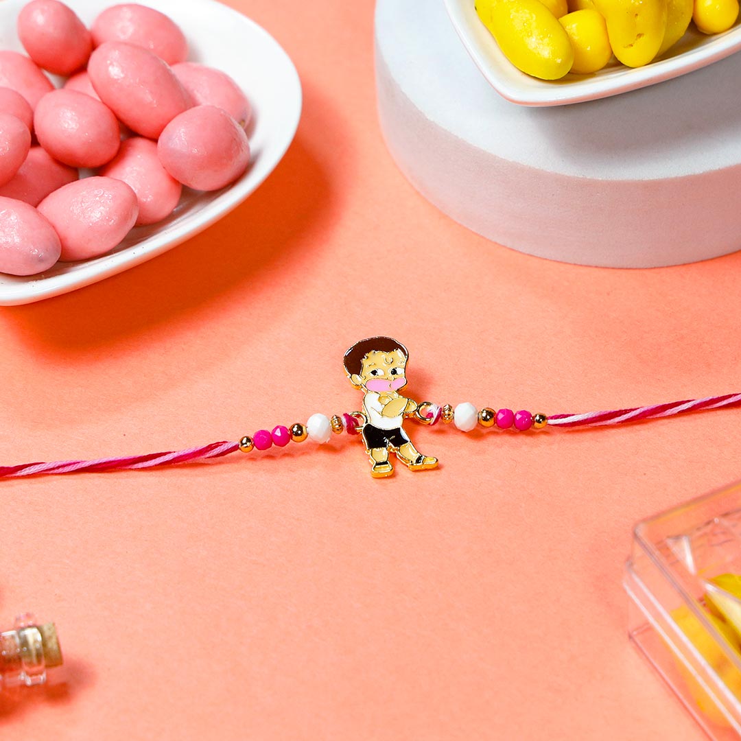 Bal Hanuman Rakhi With Dragees