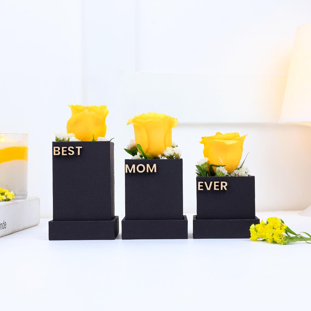 Best Mom Ever Floral Box
