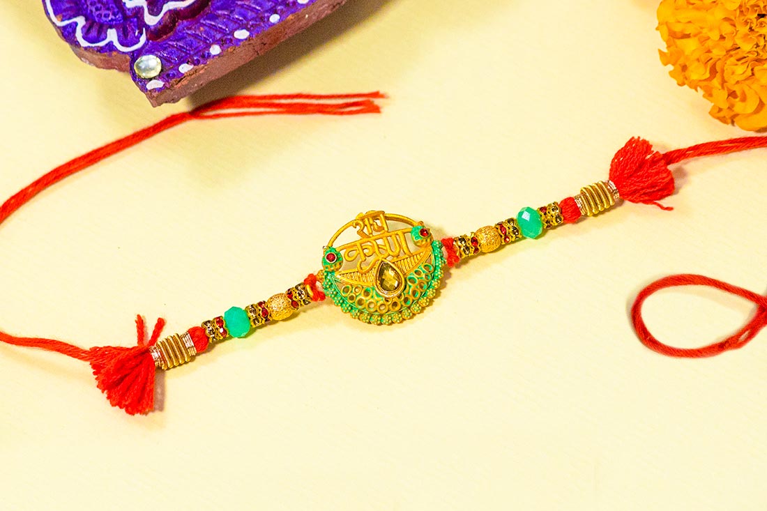 Blessed Radha Krishna Rakhi