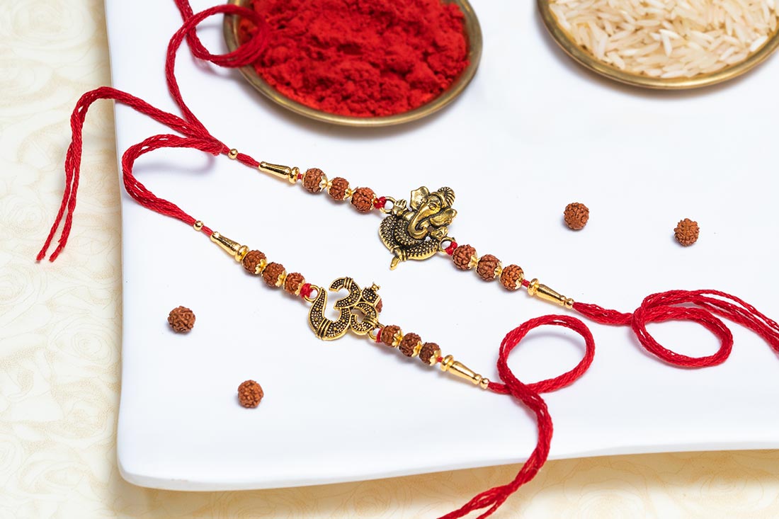 Order Blessing rakhi combo