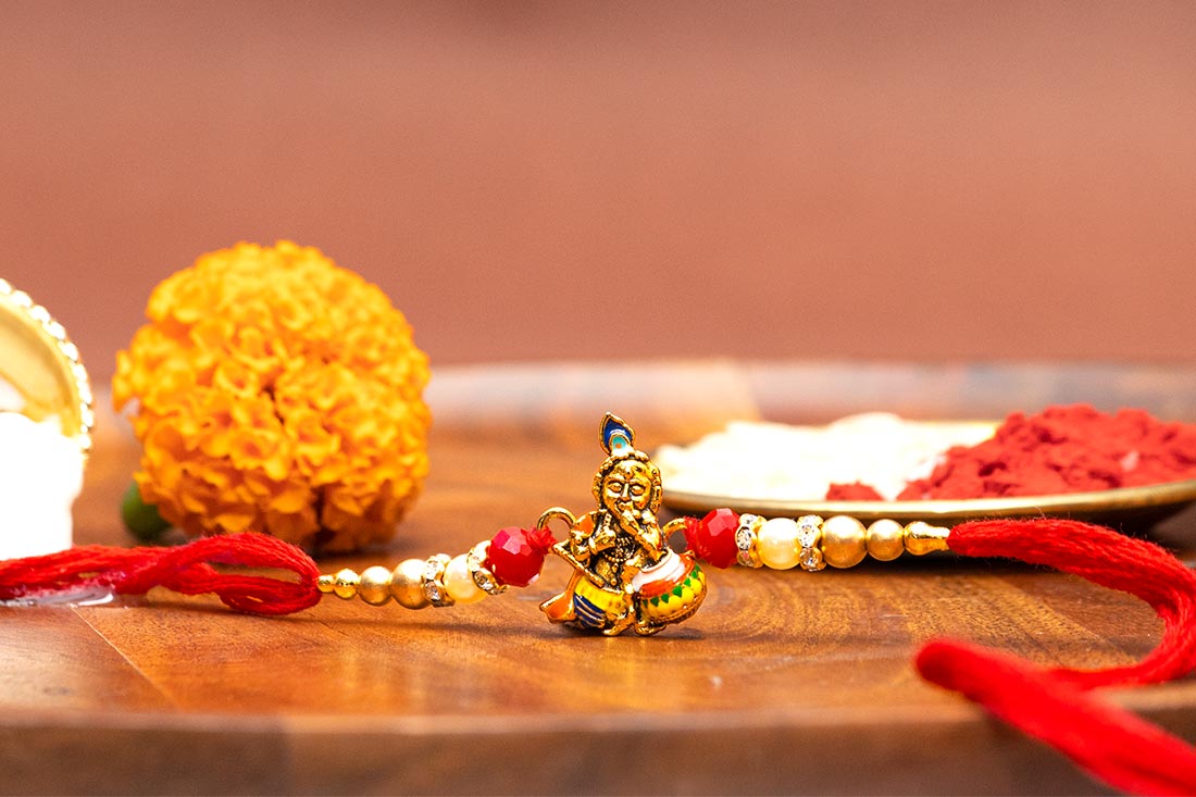 Order Cute krishna rakhi