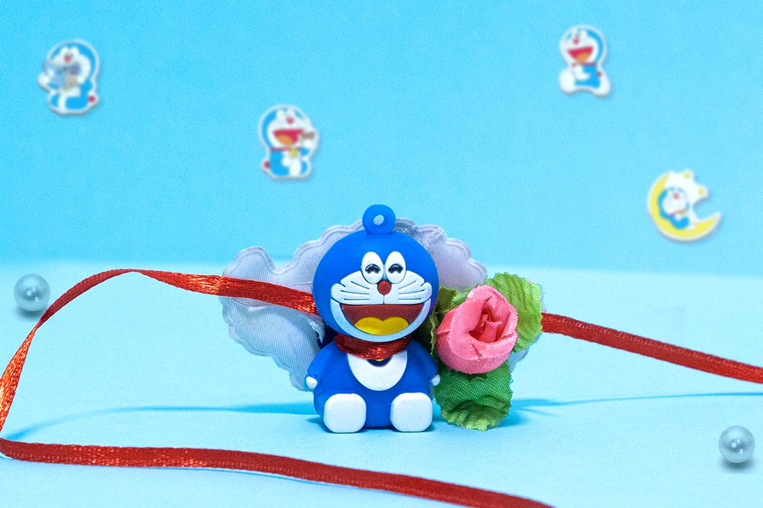 Doodle doraemon rakhi Online