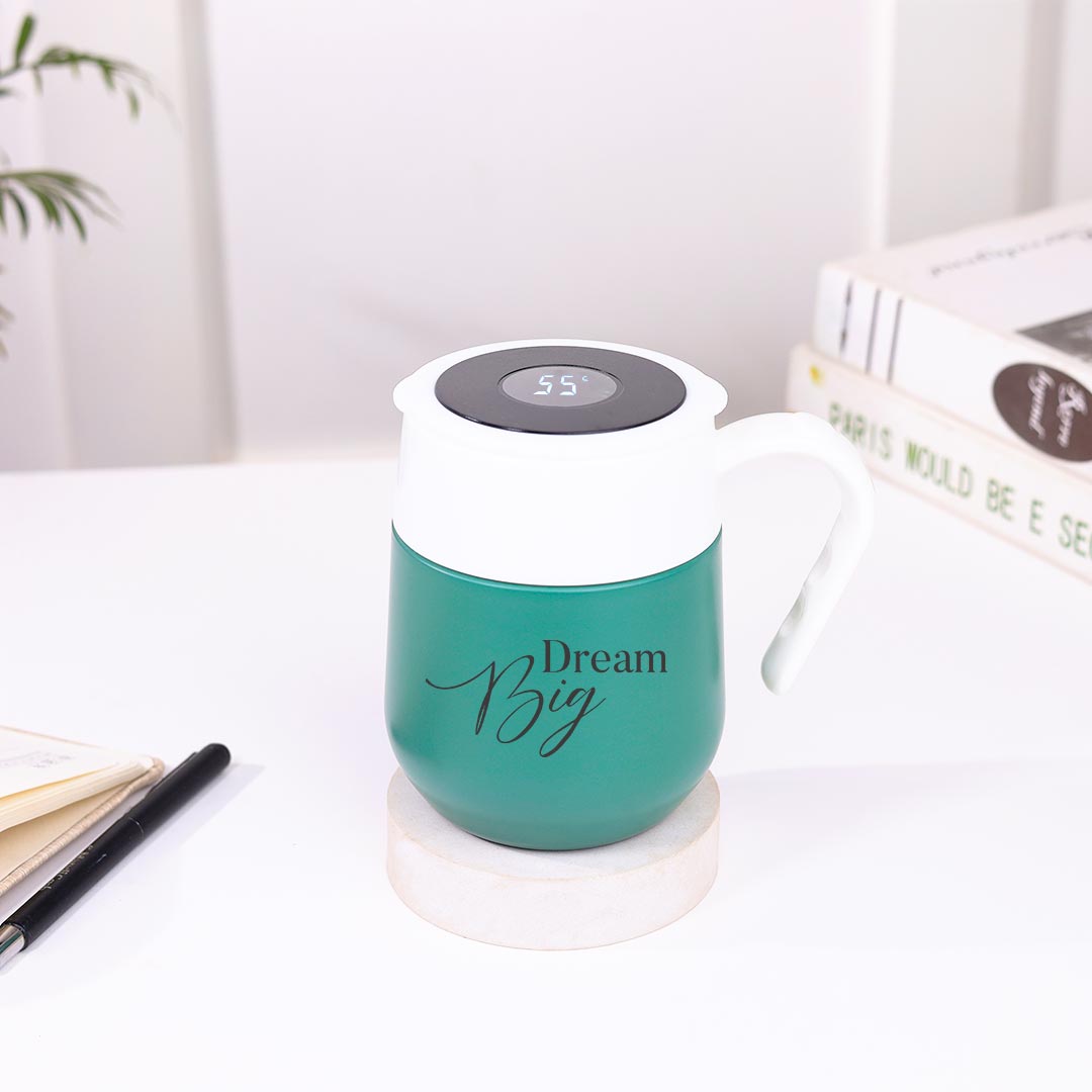 "Dream Big" Teal Green Mug