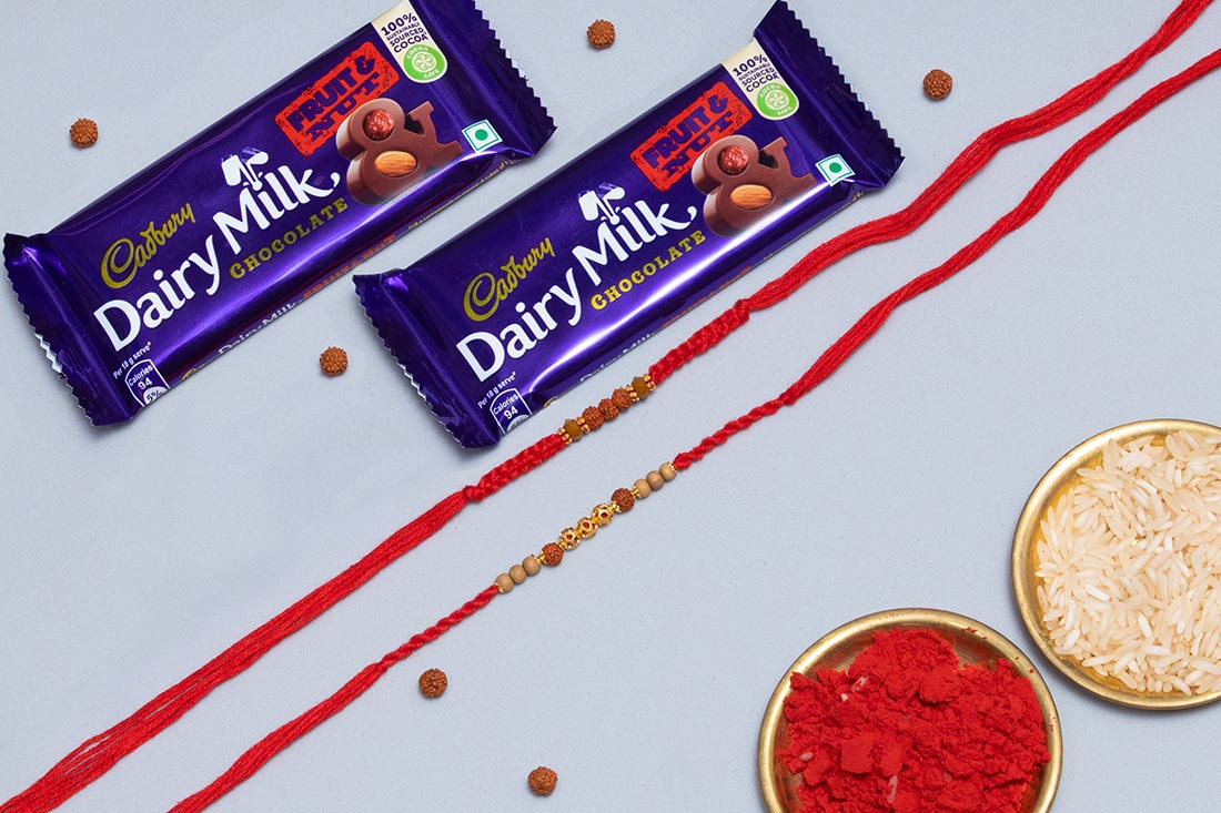 Dual Rakhi Set Online