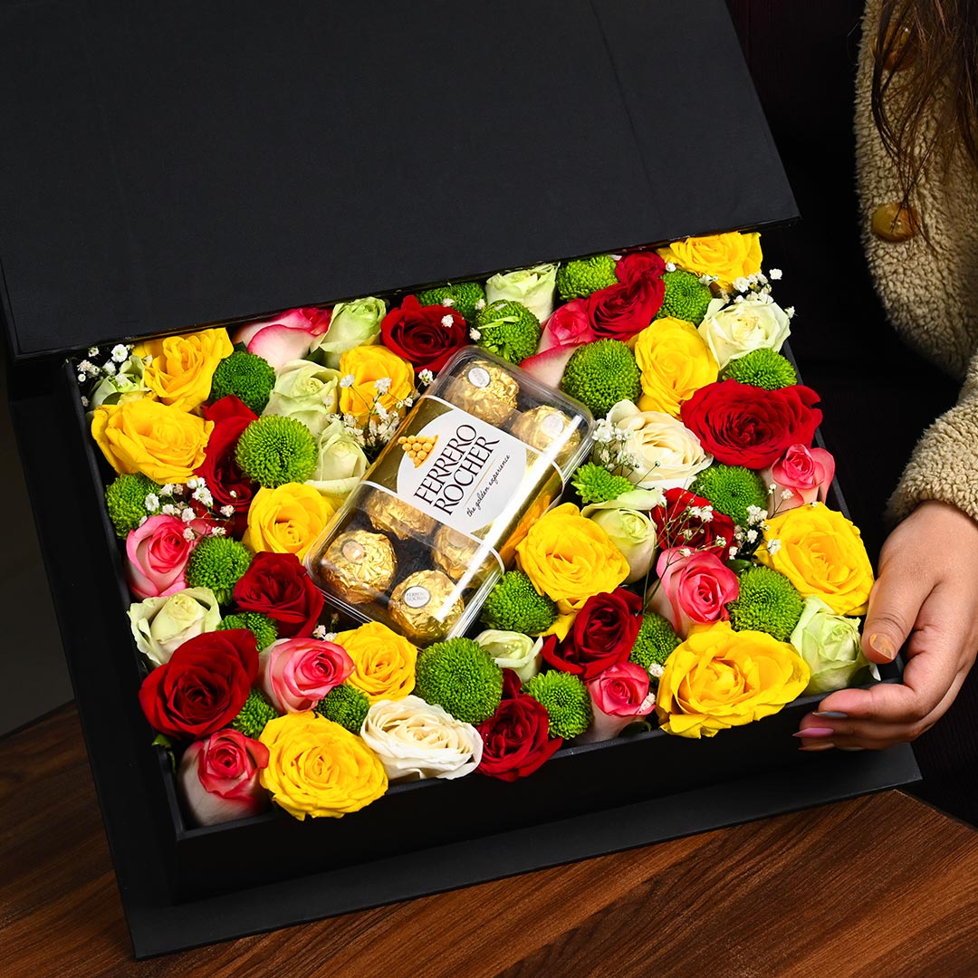Elegant Rose Affair With Ferrero Rocher