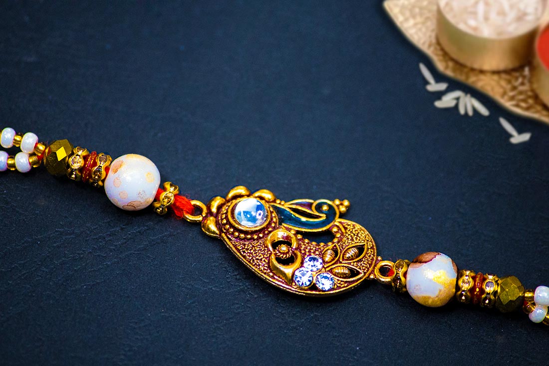 Embellished Mayur Rakhi