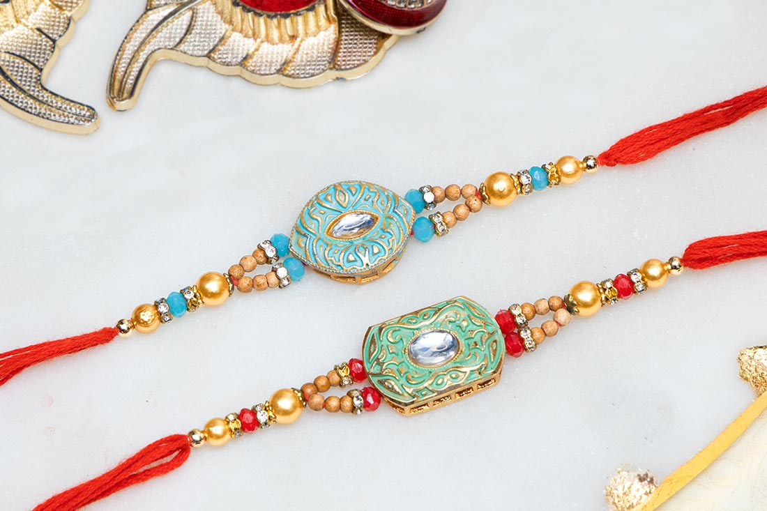 Embellished Rakhi Combo